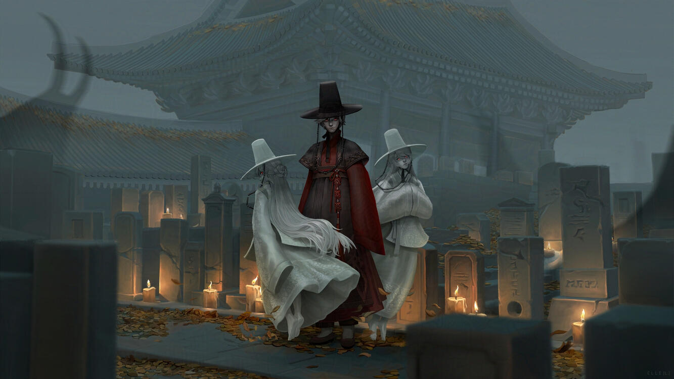 Couple of Grim Reapers